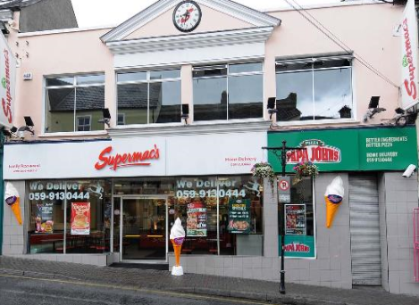 Supermac's Carlow exterior on Burrin Street