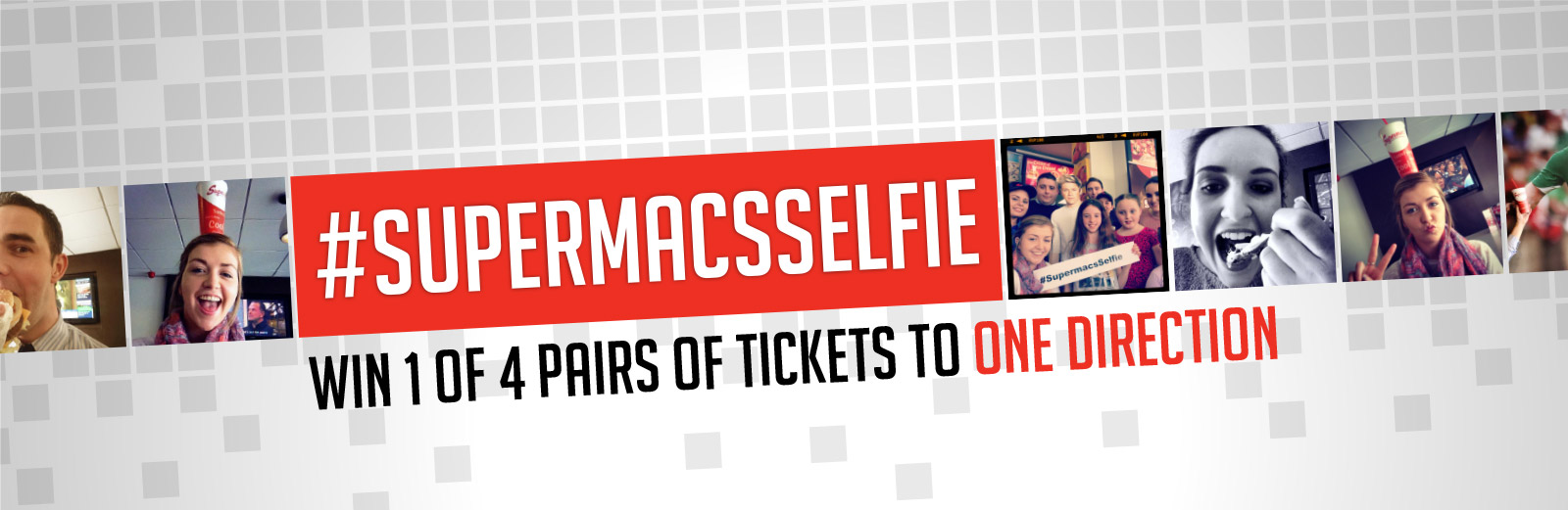 Win Tickets to One Direction with a Supermac’s Selfie!