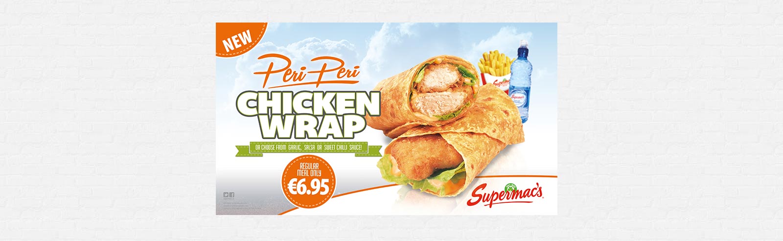 NEW Peri Peri Chicken Wrap