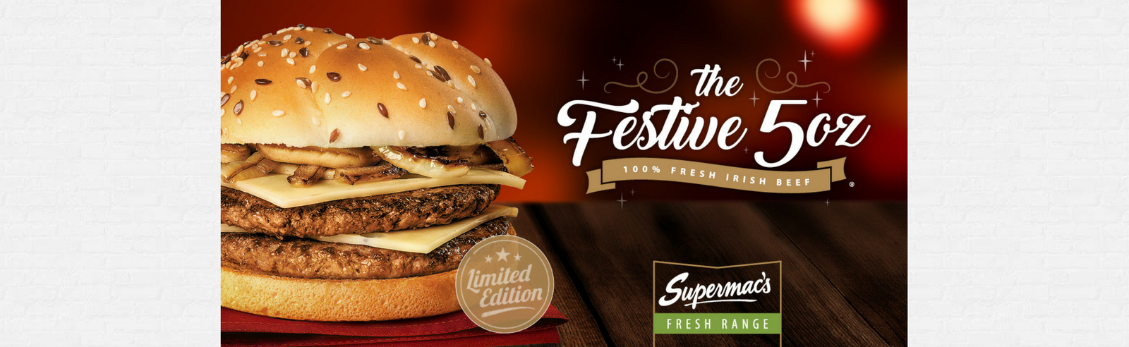 Supermac’s Limited Edition Festive 5oz Burger is Back!