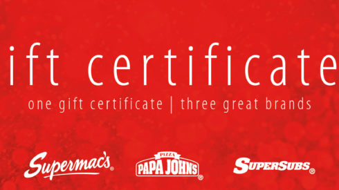Supermac's Gift Certificates