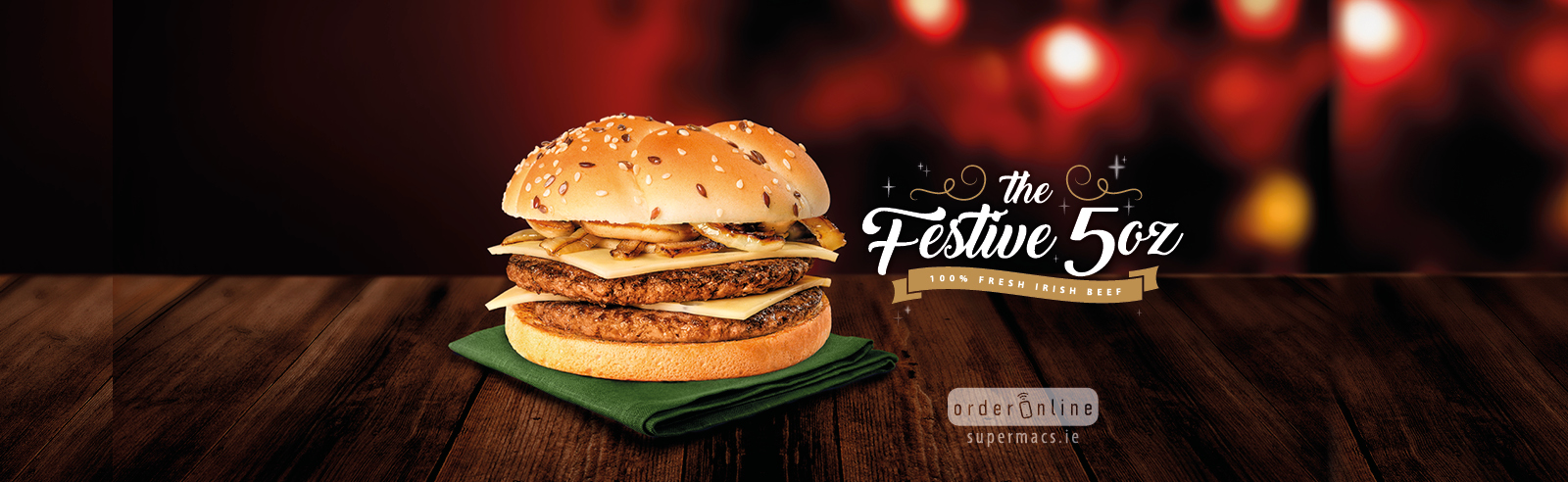 The Supermac’s Festive 5oz is BACK!!!!!