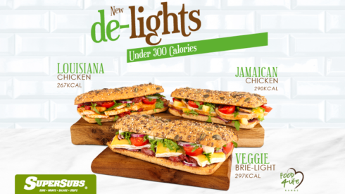 The new SuperSubs De-Lights range available in Supermac's
