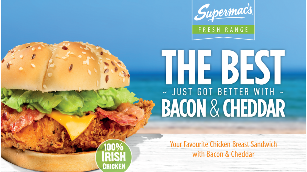 Chicken Breast Sandwich with Bacon & Cheddar Supermac's Ireland