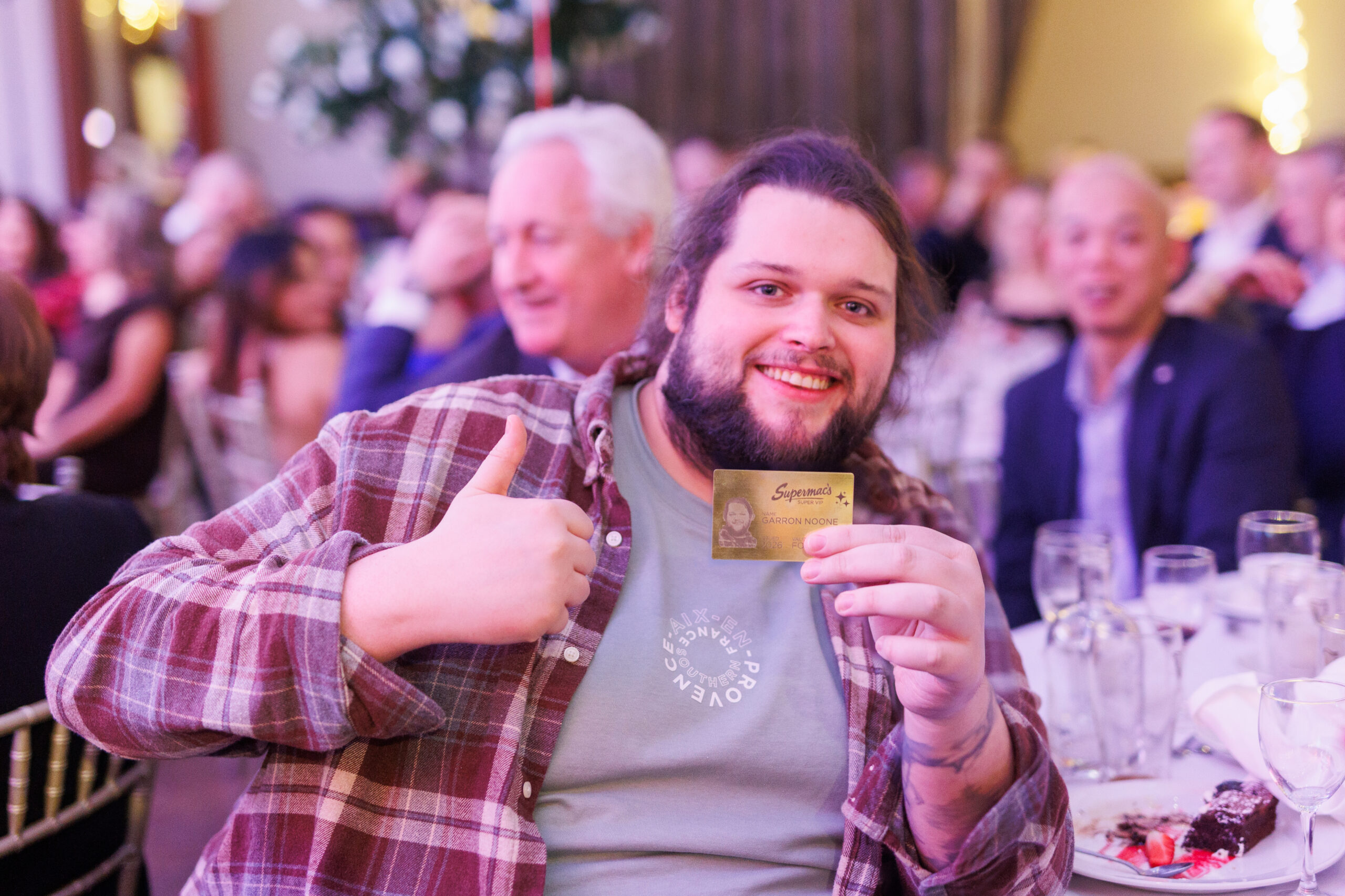 Garron Noone Receives Supermac’s Gold Card