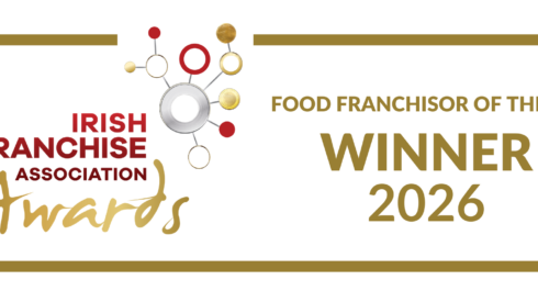 Irish Franchise Association Awards 2026 Food Franchisor of the Year winner badge