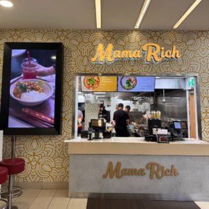 Mama Rich counter inside Supermac's Eyre Square, Galway